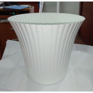 Chậu Nhựa Loa Trắng Đường Kính 30cm (Nhựa tốt)