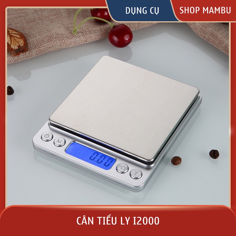 [Sỉ] Cân điện tử - Cân Nguyên Liệu pha chế i 2000 - Thiết bị máy móc pha chế