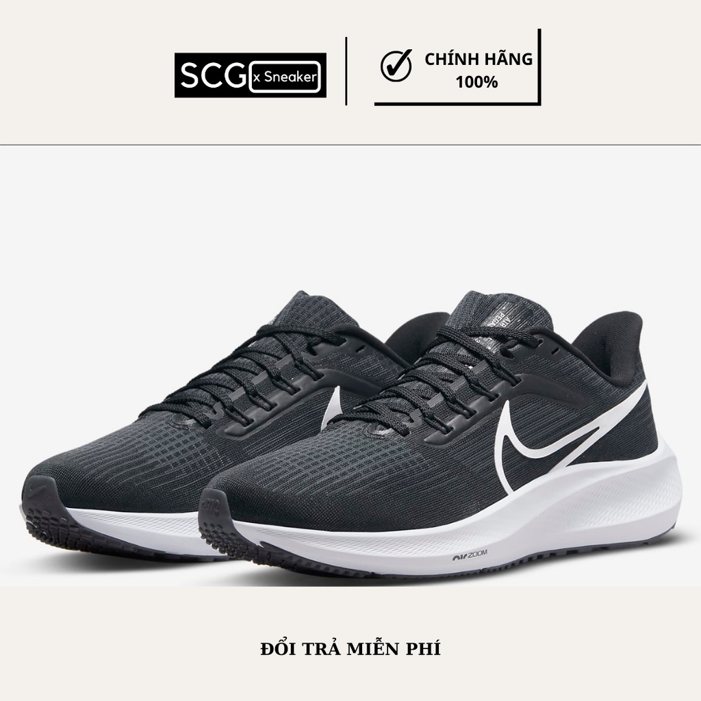 Giày thể thao nam - sneaker nam - Nike Air Zoom Pegasus 39 - màu đen trắng- DH4072-001- Hàng Chính Hãng - SCGxsneaker