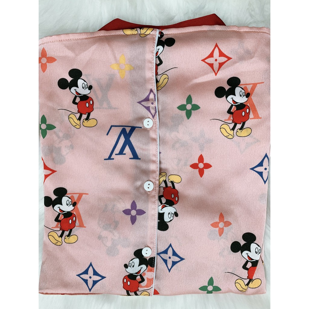 Đồ bộ satin đùi form 40-60kg