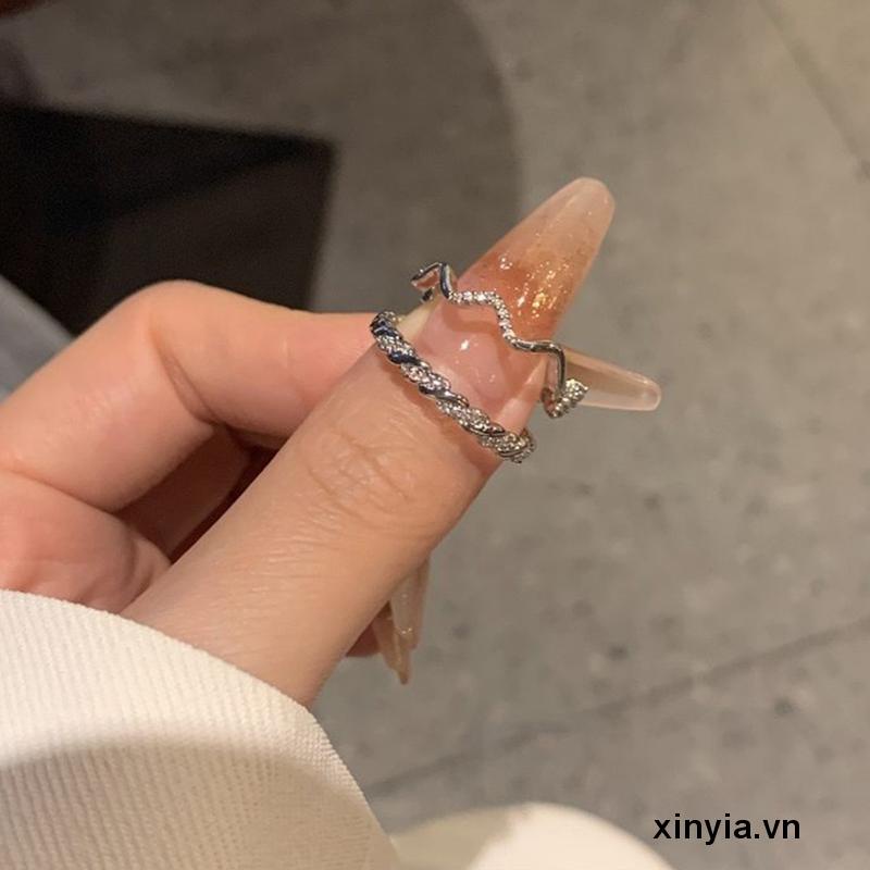 Nhẫn Hở Nhẹ Thiết Kế Sang Trọng Tinh Tế Dành Cho Nữ