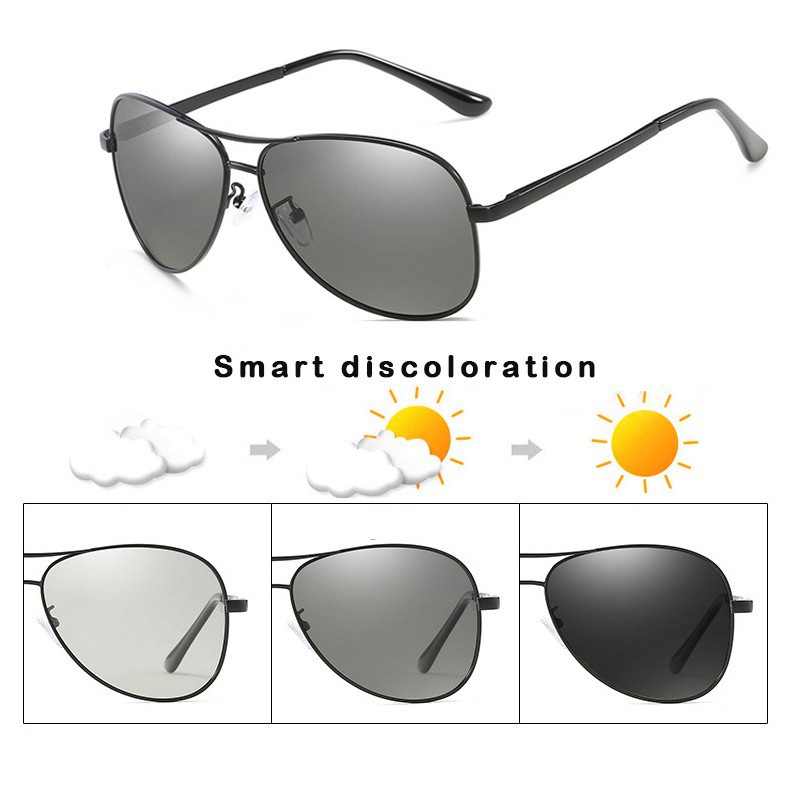 Kính Mát Phân Cực Nhiều Màu Sắc Phong Cách Retro Cho Nam