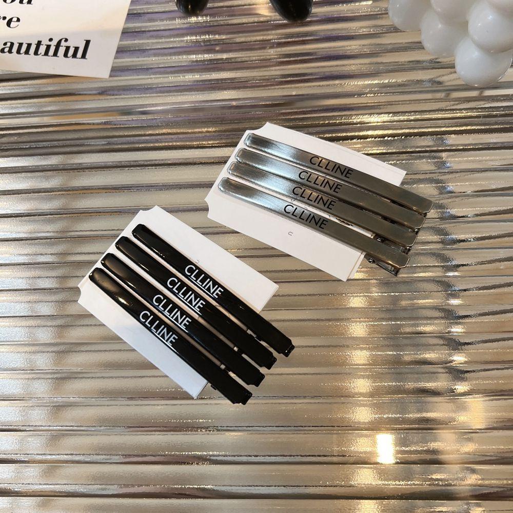 Kẹp Tóc Nữ Thiết Kế Đơn Giản Sáng Tạo|Kẹp Tóc Màu Đen Xinh Xắn Thời Trang Dành Cho Nữ