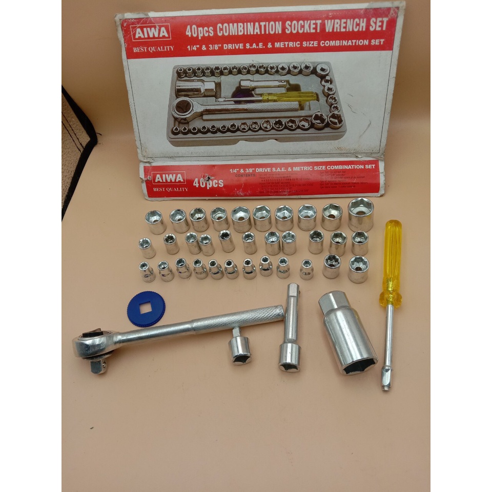 Combo Bộ 40 chi tiết tiện lợi siết mở ốc