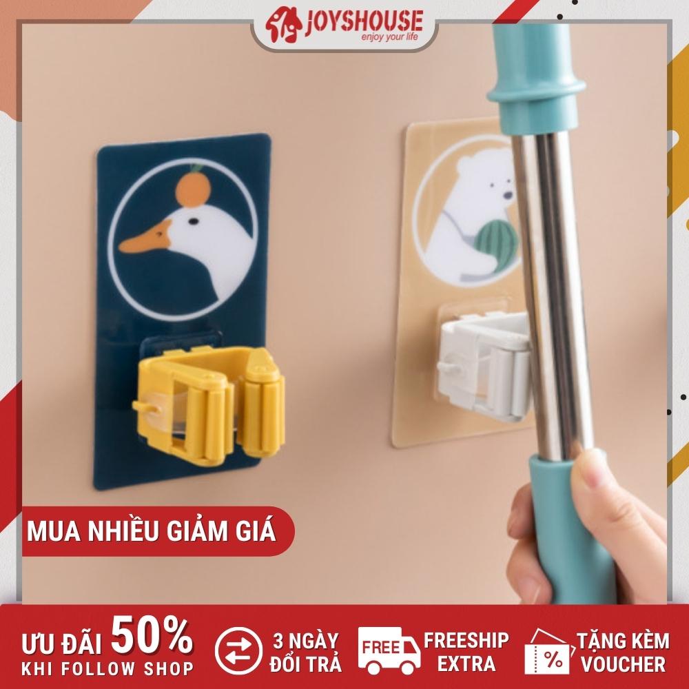 Móc treo cây lau nhà gắn tường dễ thương JOYSHOUSE