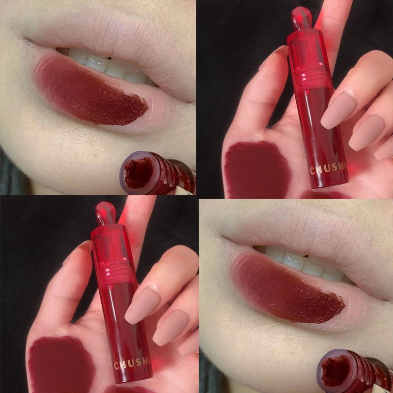 Bắt đầu® Son Kem Lì Dưỡng Ẩm Chống Nước Không Phai Màu Cao Cấp