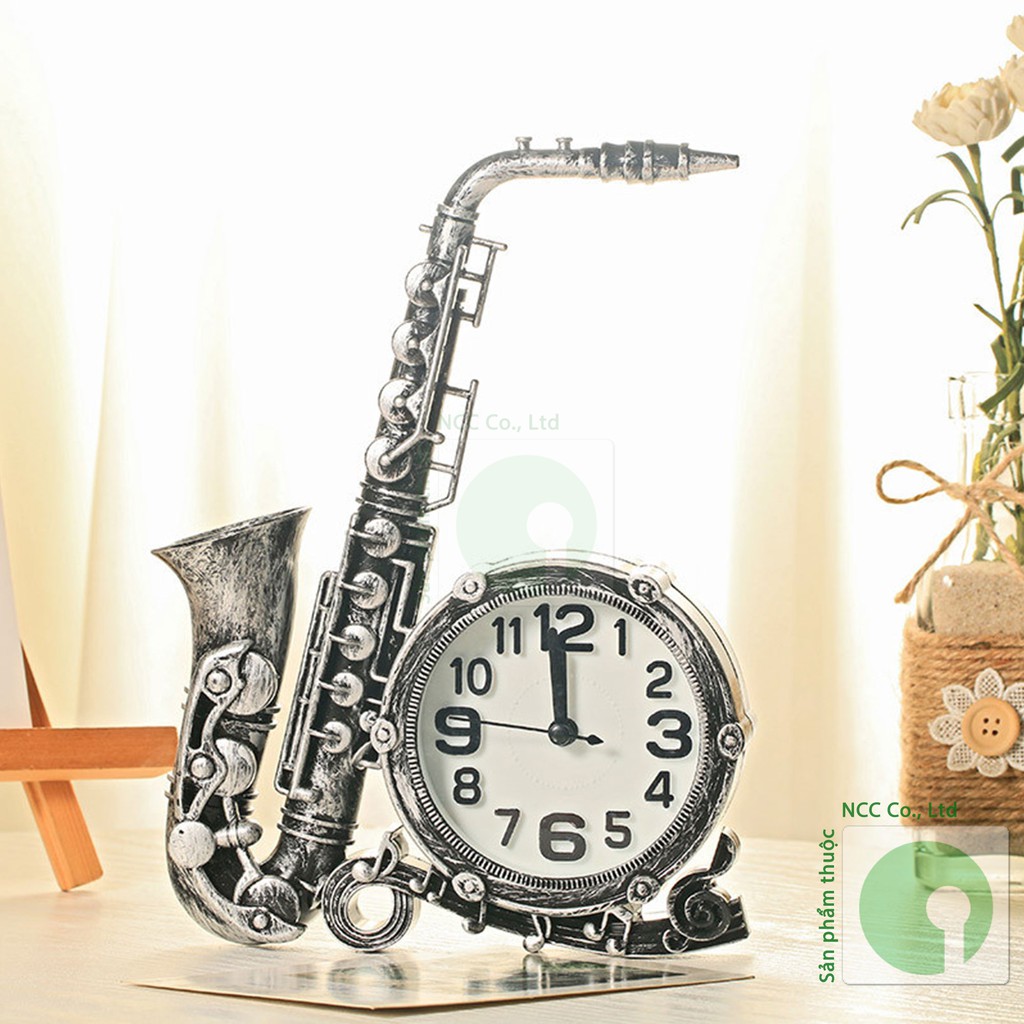 Đồng hồ cổ điển SAX ALARM CLOCK - NDHS-3568-DHCD