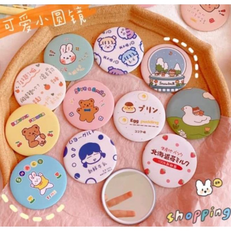 💘 Gương mini cầm tay xinh xắn nhỏ nhắn 🌸