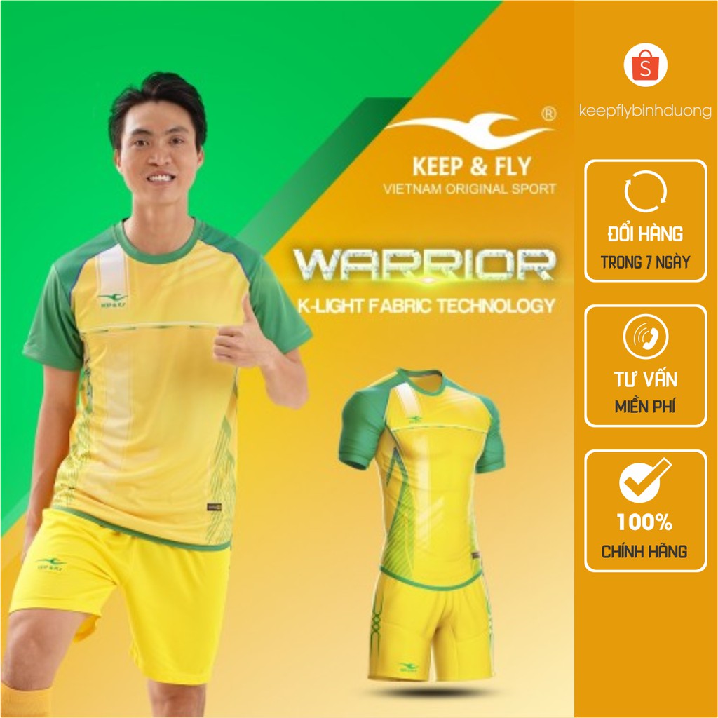 Bộ Quần Áo Bóng Đá Warrior - Tuấn Anh x Keep & Fly