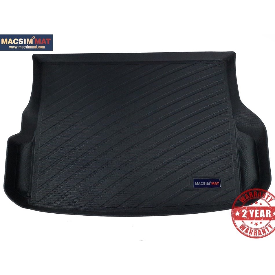 Thảm lót cốp xe ô tô Lexus RX350 2015-2022 nhãn hiệu Macsim chất liệu TPV cao cấp màu đen
