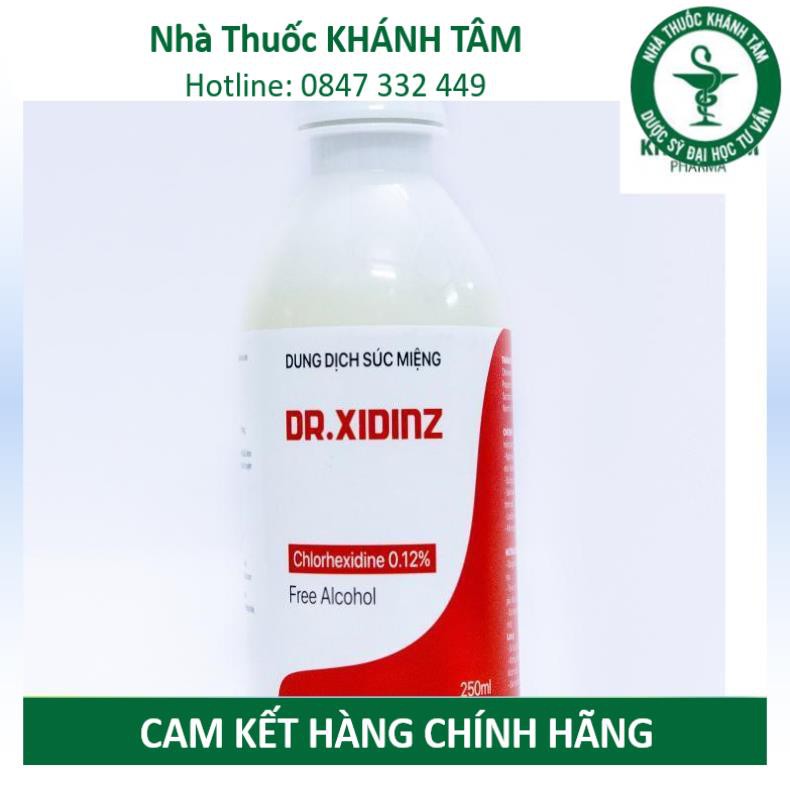 Nước súc miệng DR.XIDINZ 250ml _Khánh Tâm ! !