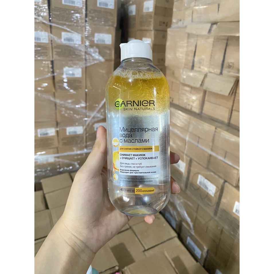 Nước tẩy trang Garnier Micellar 400ml của Nga | BigBuy360 - bigbuy360.vn