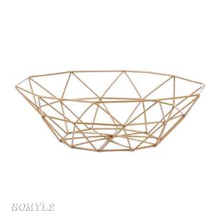 Fruit Basket Durable Metal Fresh Fruit Baskets Apple Oranges Storage Bowl L