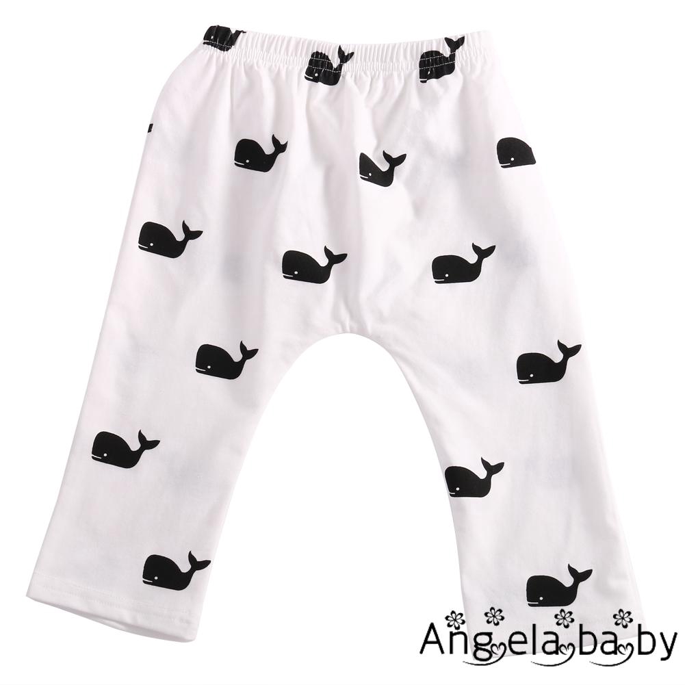 Hot Fashion Baby boys Children Cartoon Whale 100% Cotton Pants