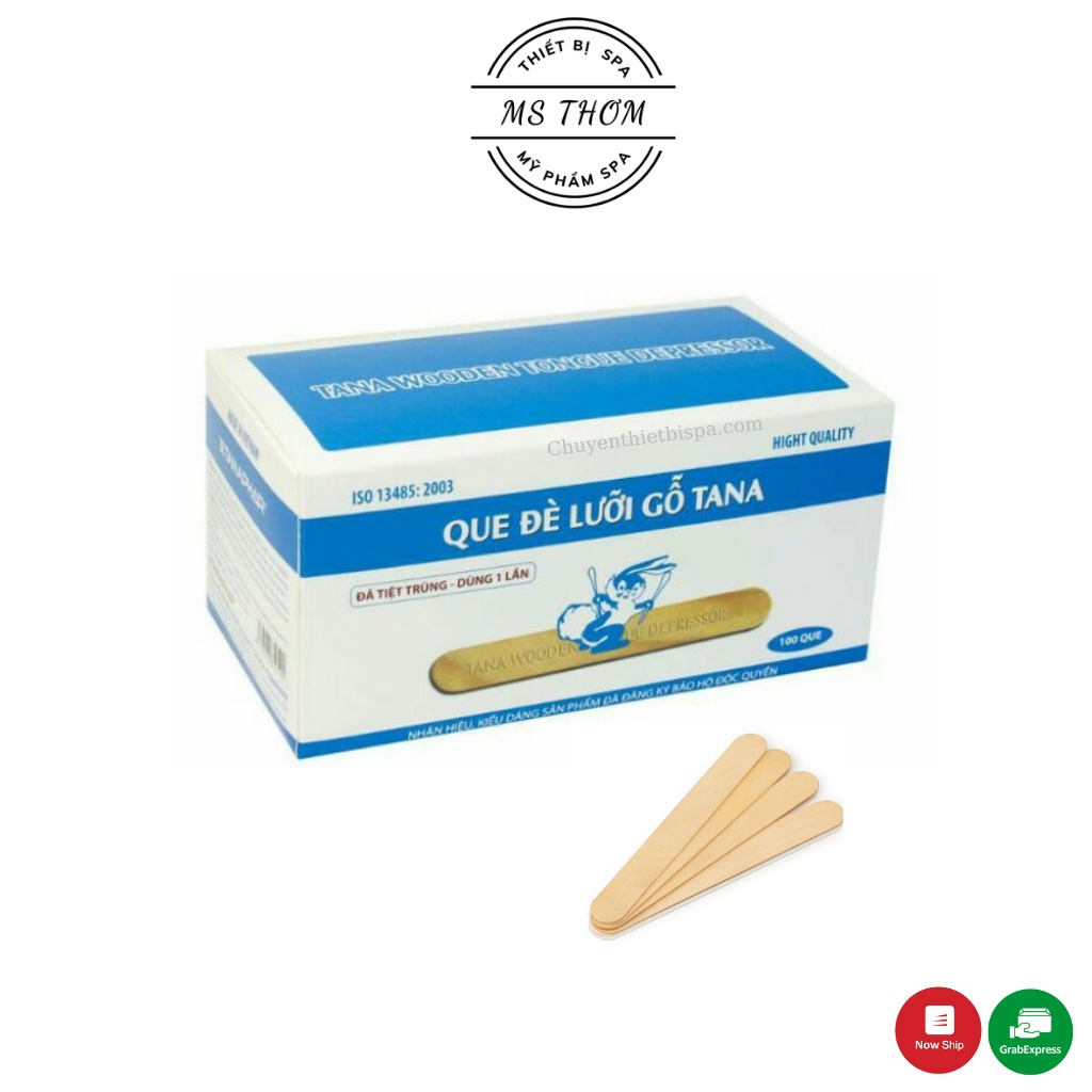 Que đè lưỡi gỗ dùng để quét sáp wax, quét gel siêu tiện lợi | BigBuy360 - bigbuy360.vn