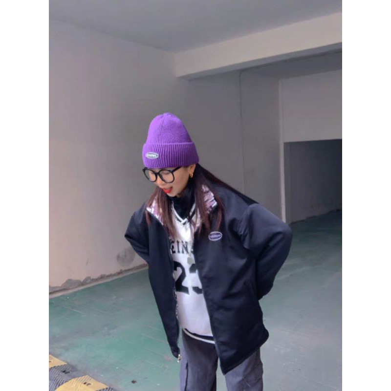 Áo khoác kaki trắng họa tiết camo kaki mặc được hai mặt