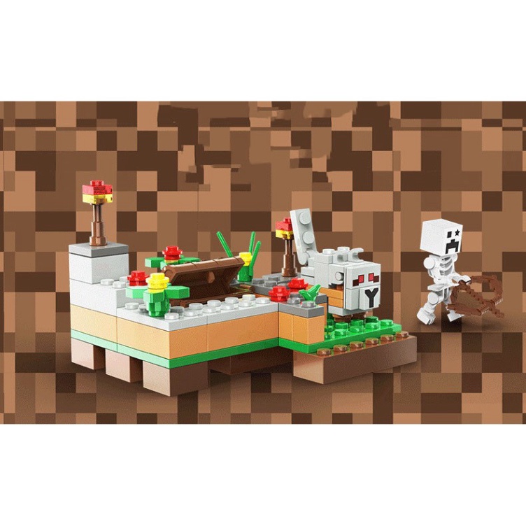 HÀNG CHUẨN [XẢ KHO] Lego Minecraft Thác Nước Huyền Bí💖 Lego Minecraft My World  thuộc chuỗi Lego Giá rẻ [QUÀ TẶNG SIÊU 
