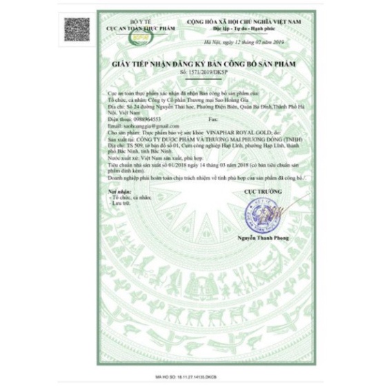 Bổ Gan BoGa RoYal ( hạ men gan )  - 60 viên  Date mới