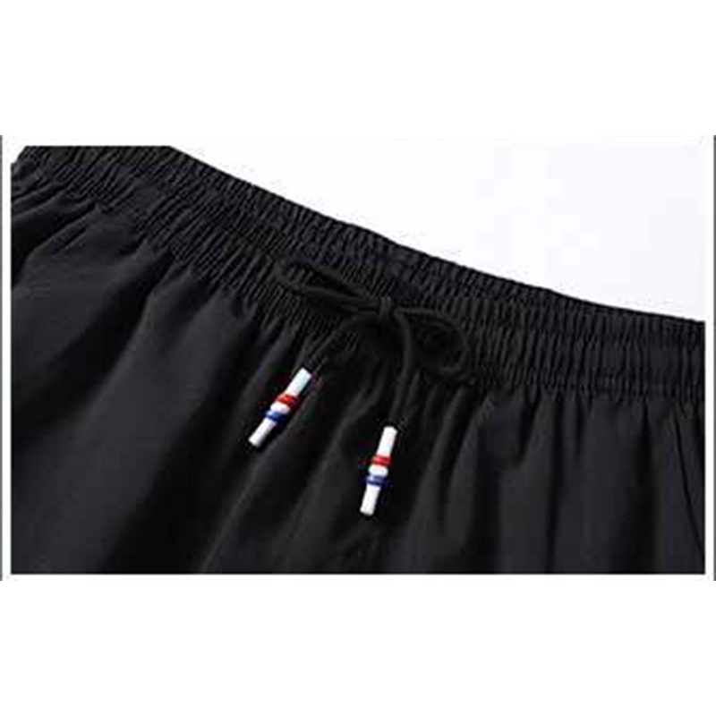 Quần Dài Chất Liệu Lụa Lạnh Mỏng Nhanh Khô Dáng Ôm Phong Cách Hàn Quốc Dành Cho Nam Giới