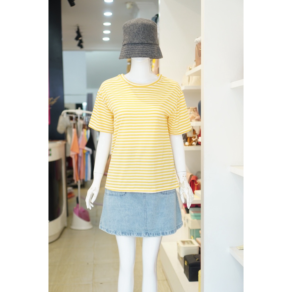 Áo Thun Cotton Sọc 100