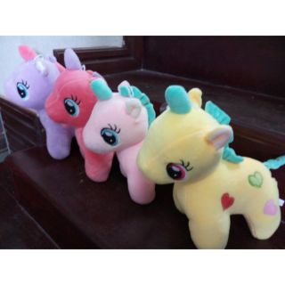 Ngựa kỳ lân nhồi bông cao cấp size nhỏ dễ thương 23x23cm