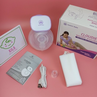 Máy hút sữa điện không dây rảnh tay Mama ‘s Choice Cloudie| Cúp hút sữa rảnh tay có pin sạc tiện lợi