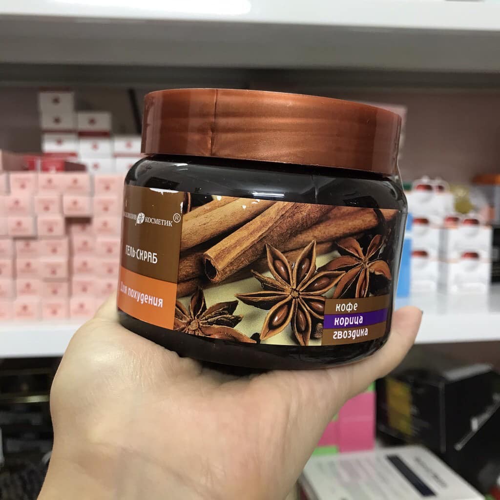 Gel tẩy da chết, kem dưỡng da chiết suất cafe Exclusive Cosmetics chính hãng Nga  NPP Shopkemhoangcung