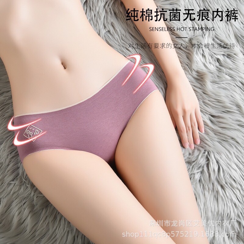 [Mã 12FASHIONSALE1 giảm 10K đơn 50K] (Có size) Quần lót cotton nhiều màu cực đẹp MS1955 | BigBuy360 - bigbuy360.vn