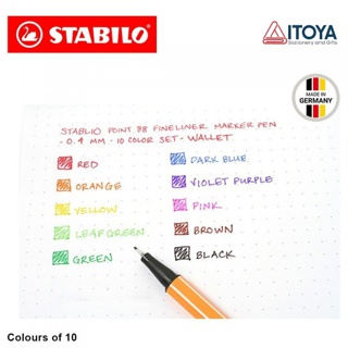 Bút Kỹ Thuật Stabilo Point-88 PT88 (Bộ 30 Cây)