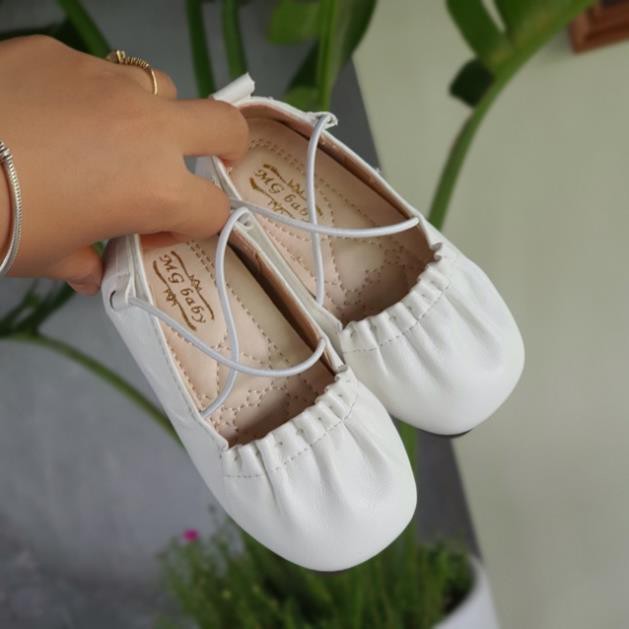 Giày búp bê bé gái - Giày cho bé gái hàng chính hãng MG Baby phong cách Hàn Quốc da mềm cho bé V369