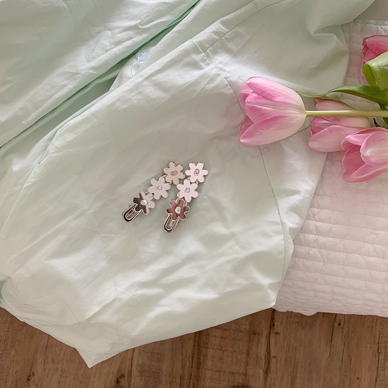 Kẹp Tóc Hình Hoa Thiết Kế Mới Thời Trang Theo Phong Cách Harajuku Cho Nữ