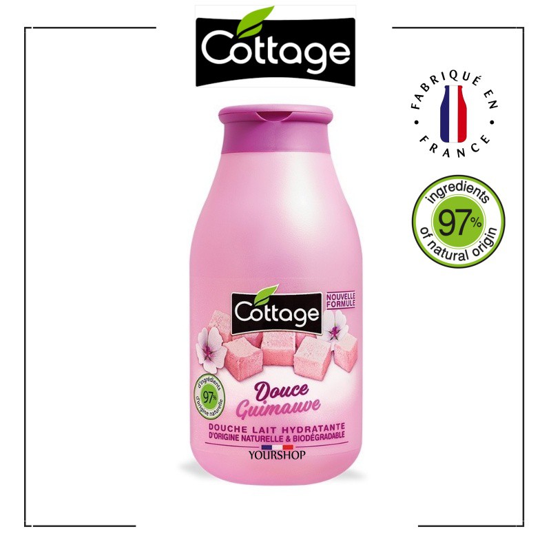 Sữa Tắm Cottage 750ml - Kẹo ngọt, dưỡng thể, trắng da, hương nước hoa - Chính Hãng