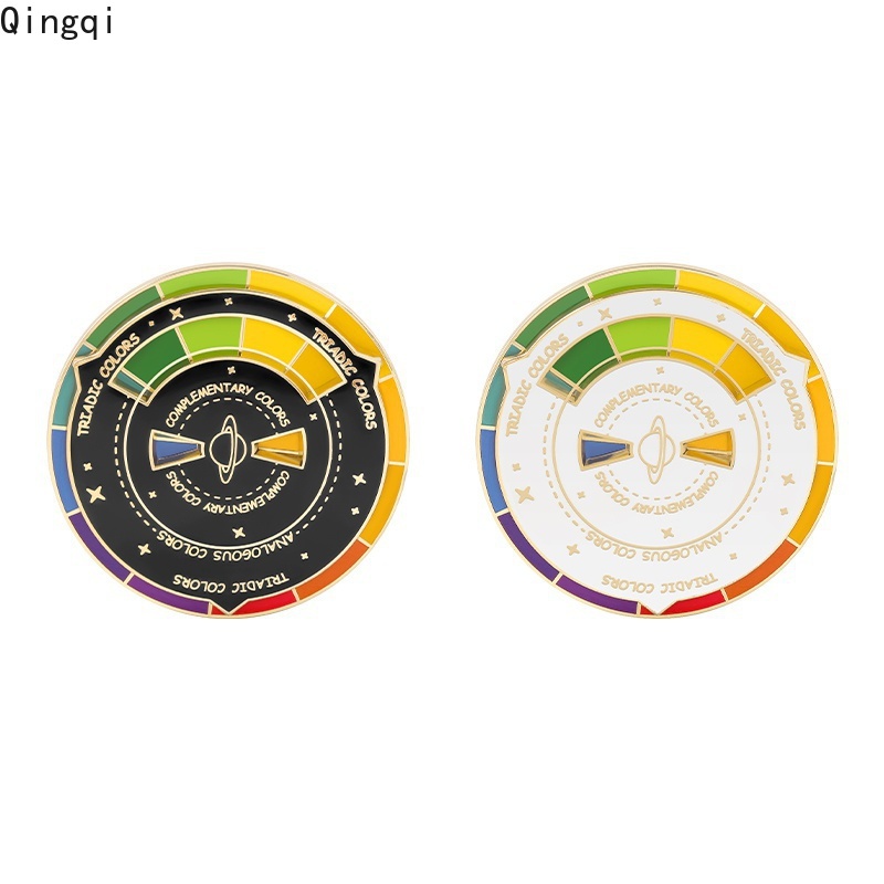 Ghim cài áo Miss Zoe hình la bàn nhiều màu sắc dễ thương