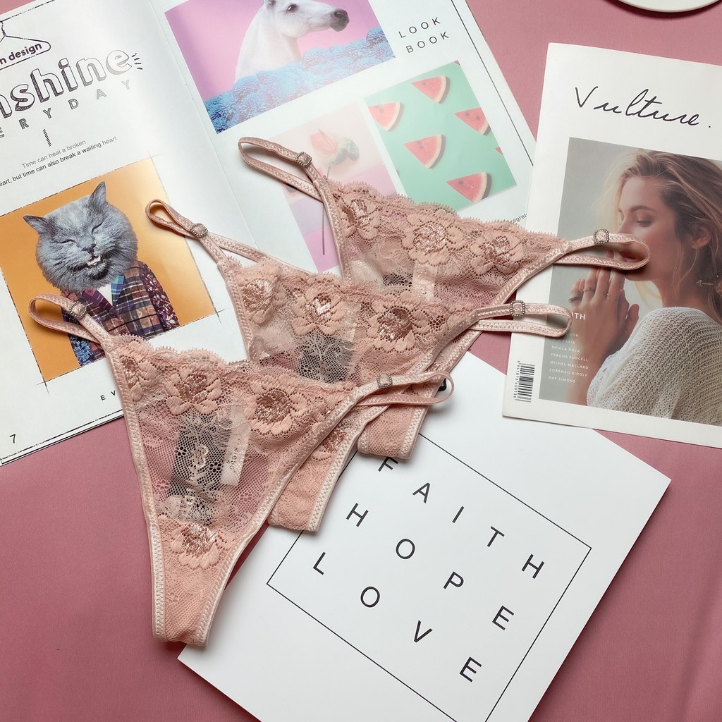 [Dưới 60kg] Quần ren dây cao cấp- quần lót nữ-CK014-KellyWang | BigBuy360 - bigbuy360.vn