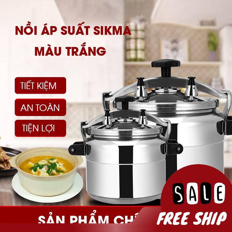 [Size 20-24cm] NỒI ÁP SUẤT ĐA NĂNG SIKMA - Nồi áp suất an toàn, dễ sử dụng, giá cả tốt nhất thị trường!