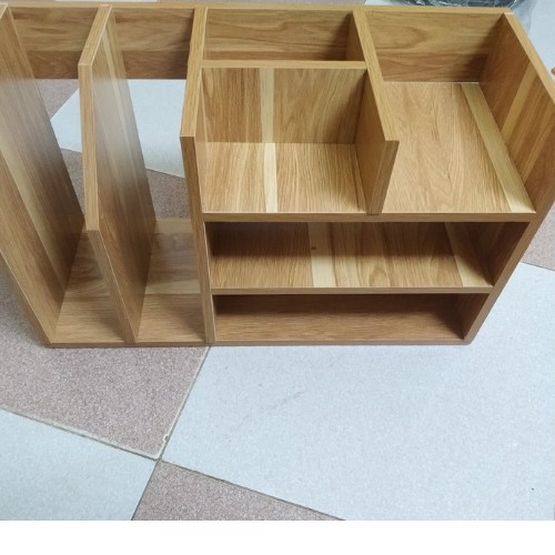 Kệ để hồ sơ văn phòng chất liệu gỗ ép cao cấp l Kệ sách mini để bàn gỗ mdf, nhiều ngăn đựng đồ DORIS ACCESSORIES