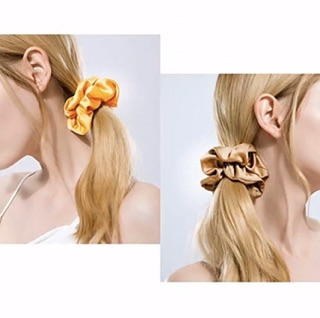 Chun buộc tóc Scrunchies lụa Satin