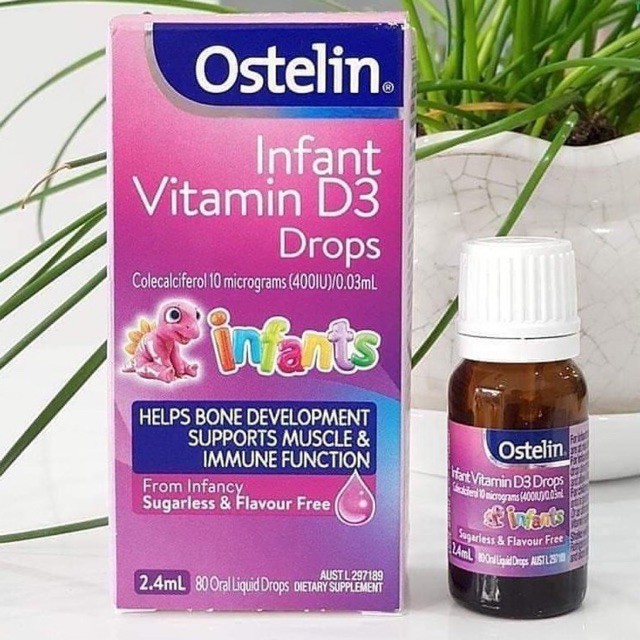 Thanh lý vitamin D3 Ostelin drop date t9/2020