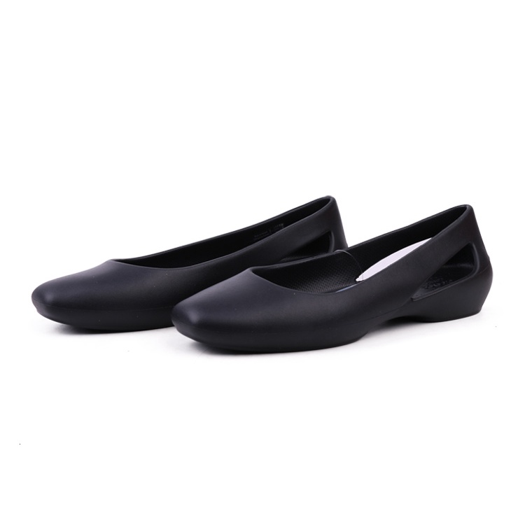 Giày nhựa EVA nữ - Siêu nhẹ, mềm, êm, không thấm nước - 3 màu đen, nâu, hồng - Mã SP 205873
