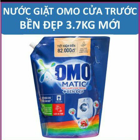 Nước giặt Omo matic cửa trước bền đẹp - 3.7kg