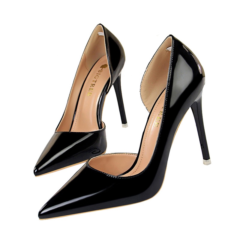 Giày cao gót BIGTREE 18188-1 mũi nhọn 10.5cm thời trang quyến rũ