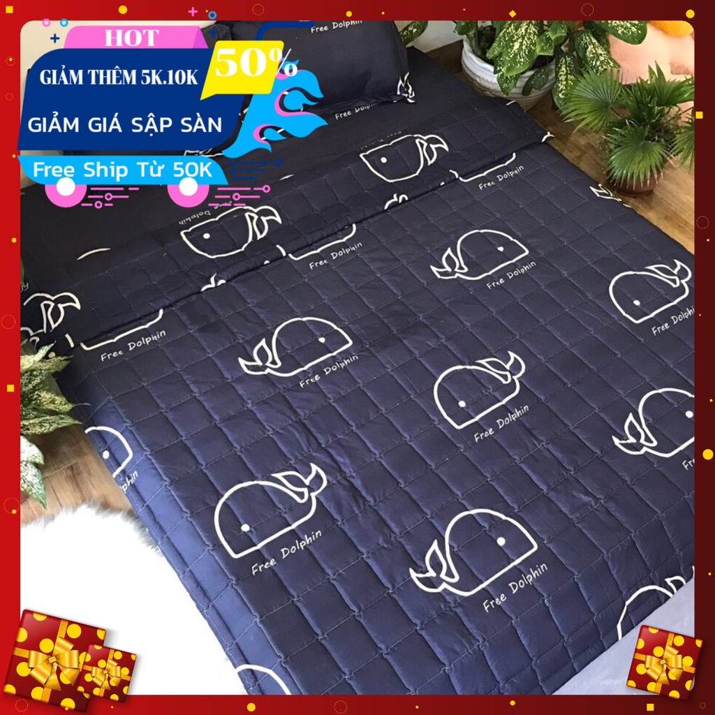 thanh lý gấp bộ chăn ga gối hè 5 món[1M2,1M4,1M6,1M8,2M]