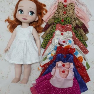 Set vải và phụ kiện may đồ búp bê