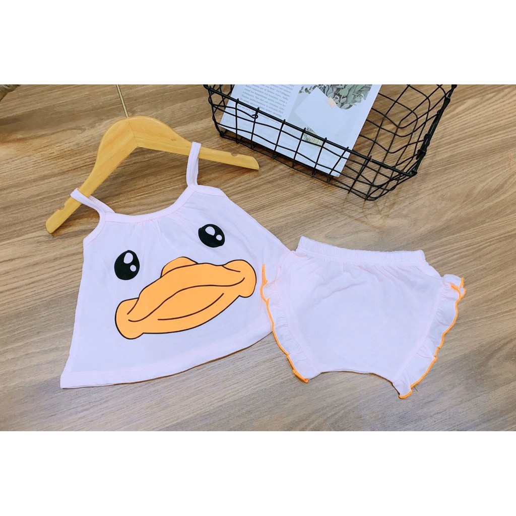 Bộ bé gái cotton mát 6 đến15kg