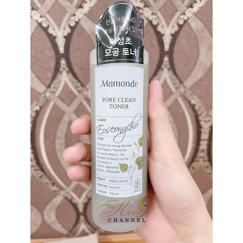 Toner diếp cá mamonde pore clean toner