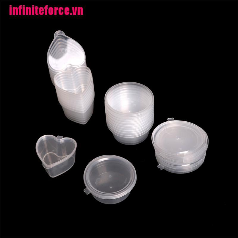 Set 10 Hộp Nhựa Trong Suốt Đựng Đồ Tiện Dụng