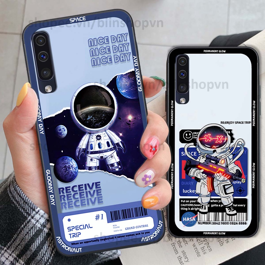 Ốp Samsung A30s / A50 / A50s / A70 phi hành gia vũ trụ space.x siêu đẹp, thời trang