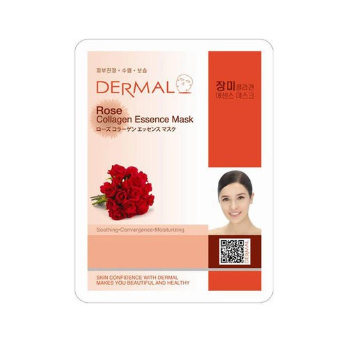 Mặt Nạ Dermal Chiết Chất Sơ Ri Dưỡng Sáng Da 23g Acerola Collagen Essence Mask, mặt nạ giấy - Hasaki