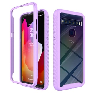 Ốp điện thoại trong suốt chống trượt chống rơi thích hợp cho Tcl 10l/ 10 Lite