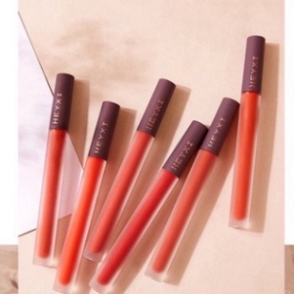 Son lì Heyxi không thấm nước, không thấm mồ hôi, trang điểm lâu trôi Velvet Air Lip Glaze Matte Student Niche 20g HS5